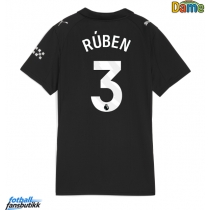 Manchester City Ruben Dias #3 Bortedrakt Dame 2025-26 Kortermet
